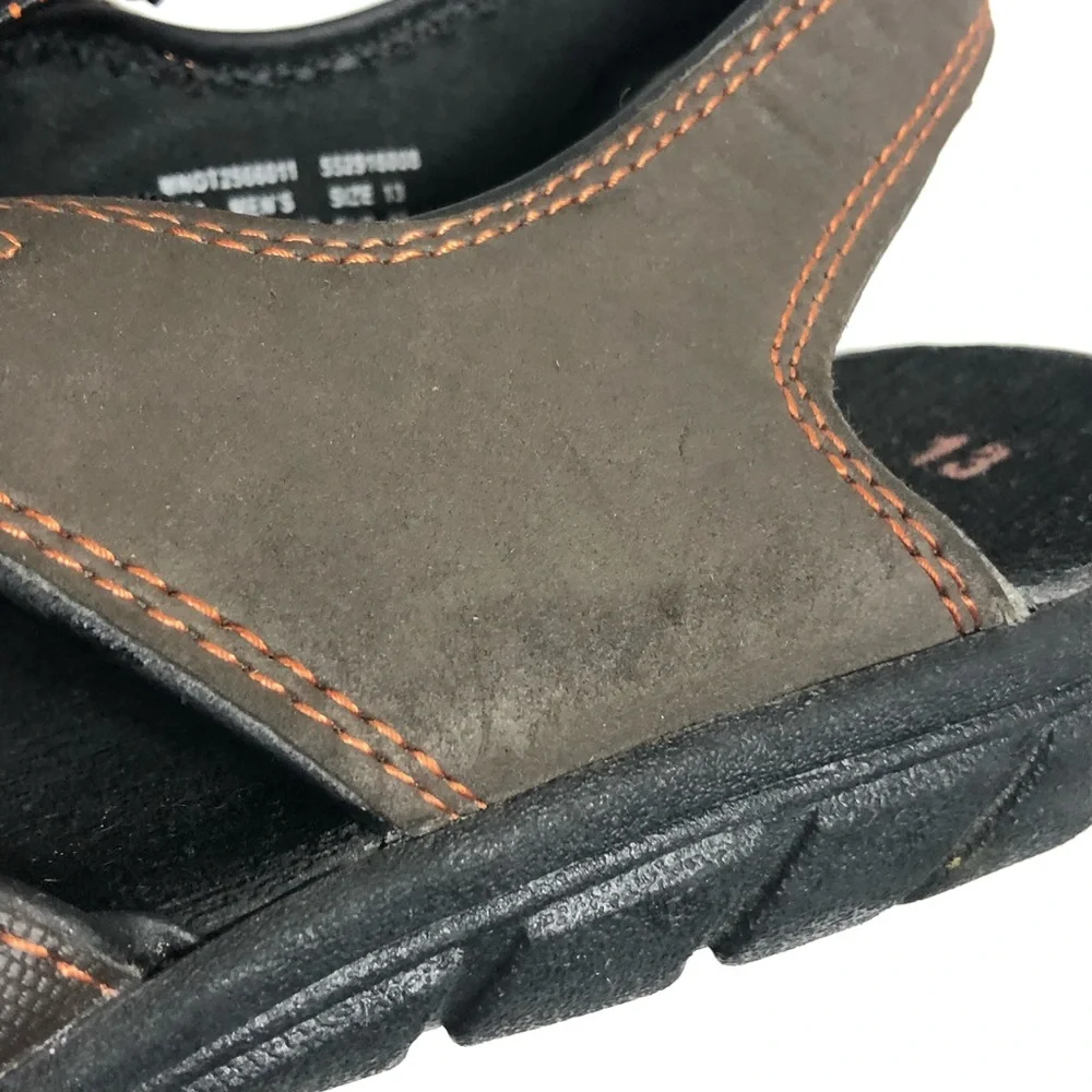 - Ozark Trail Fisherman Sandals closed toe  Men's rubber tip size 13